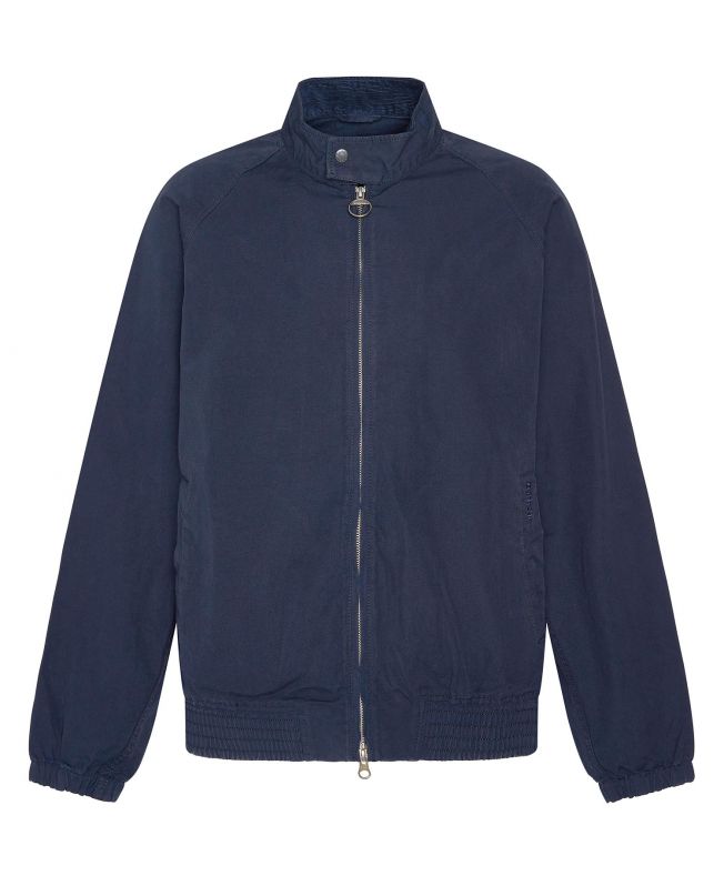 Shop the Royston Cotton Harrington Jacket in Navy today. Barbour