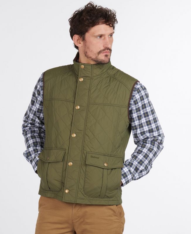 Barbour explorer gilet top