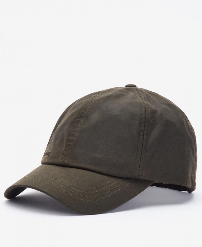 Barbour Wax Sports Cap in Olive | Barbour