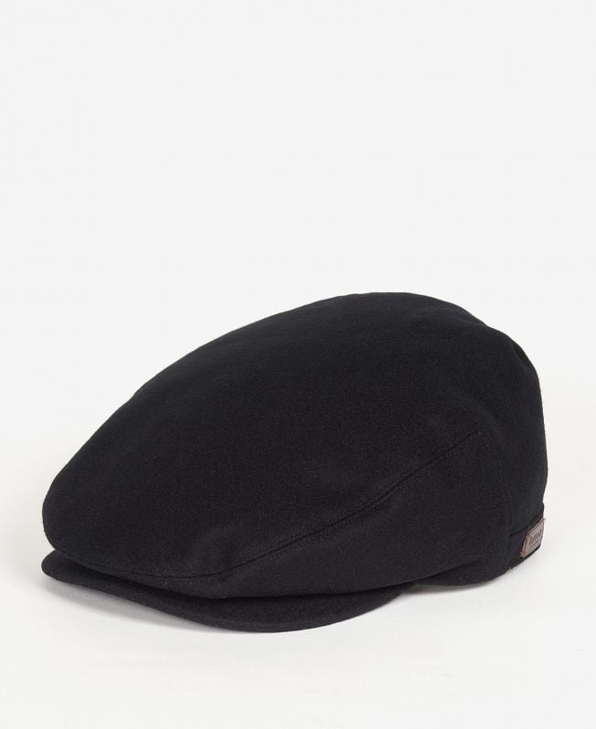 Barbour flat hotsell cap black