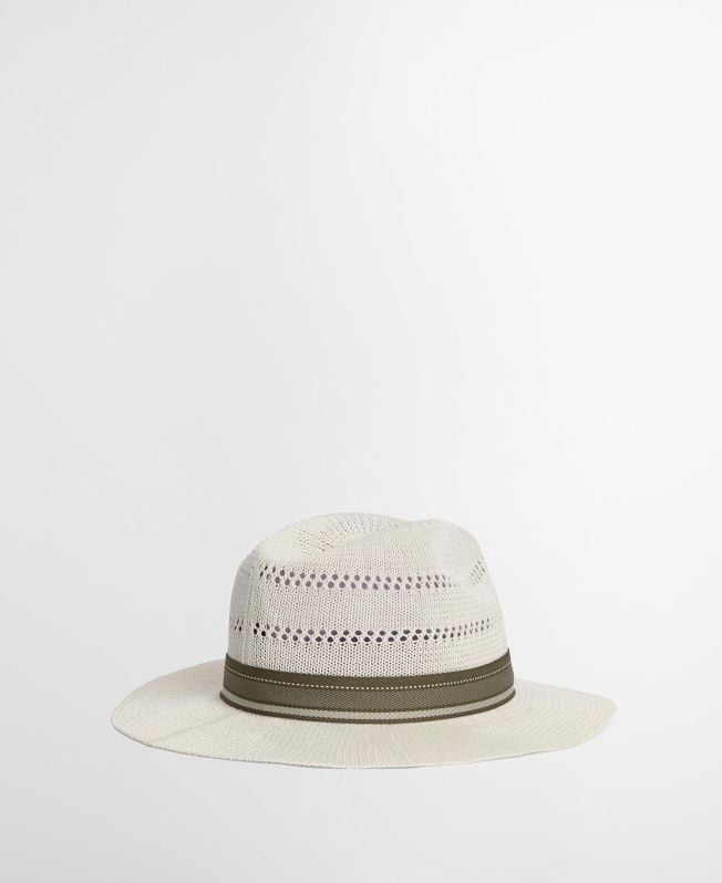 Shop the Whitfield Fedora in White today. | Barbour