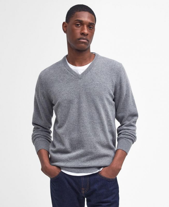 Barbour v neck outlet jumper
