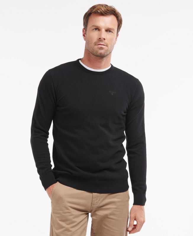 Barbour lambswool crew online neck jumper