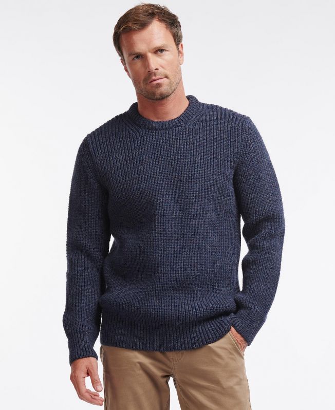 Barbour New Tyne Sweater in Denim Barbour