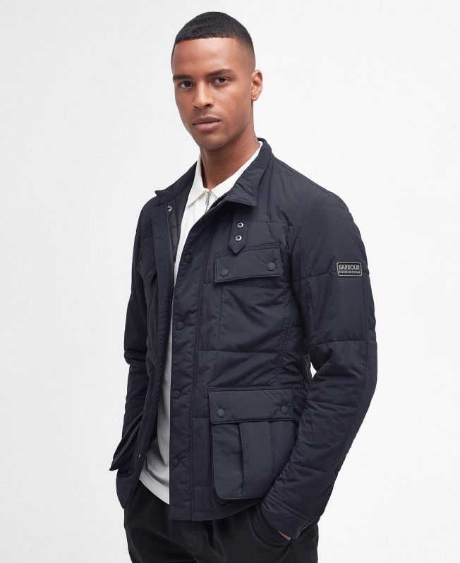 Barbour waxed quilted best sale jacket