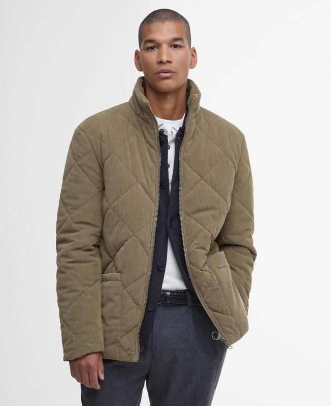 Shop the Barbour Cord Liddesdale Quilted Jacket in Grey today. Barbour