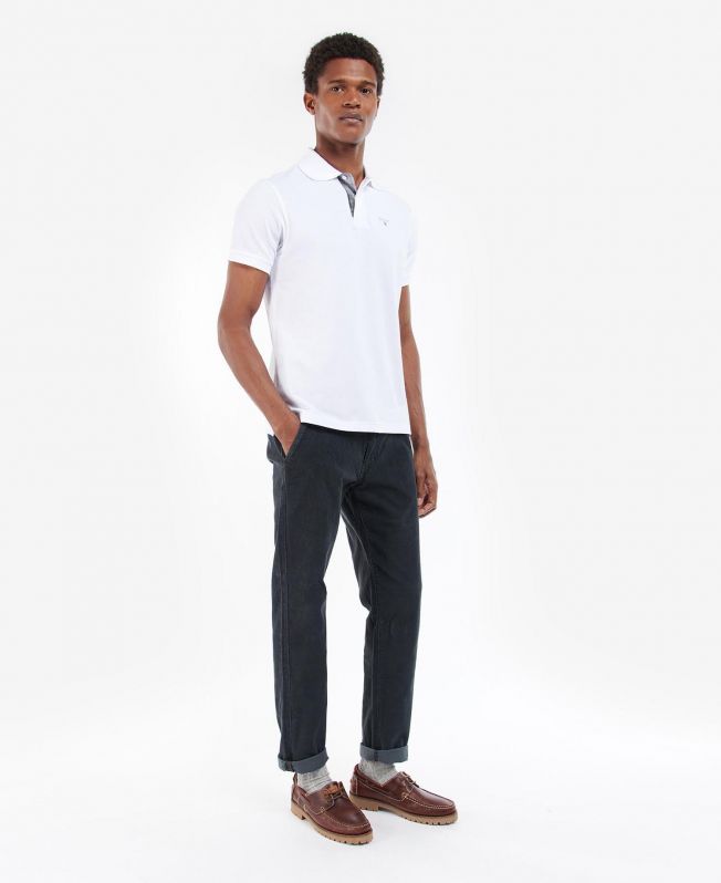 Barbour Neuston Stretch Cord Trousers in Blue Barbour