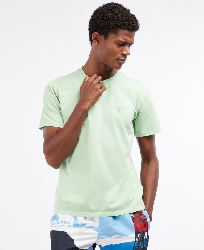 Green barbour t shirt best sale