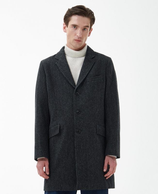Barbour best sale peacoat mens
