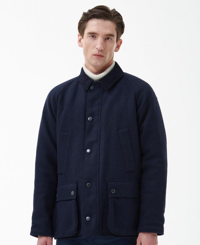 Barbour peacoat mens shop