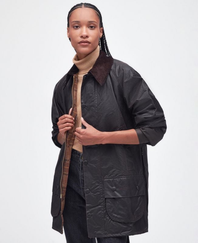 Beaufort Wax Jacket - Barbour 38 / Black