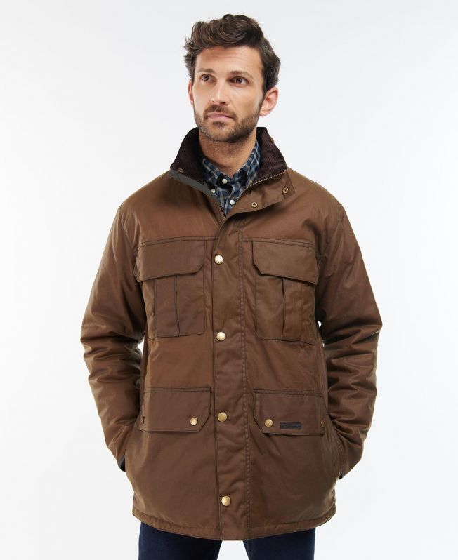 Shop the Malcolm Wax Jacket here at Barbour. | Barbour