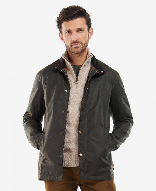 BARBOUR X ALLEN EDMONDS LIMITED EDITION EVELAR WAX JACKET | Barbour