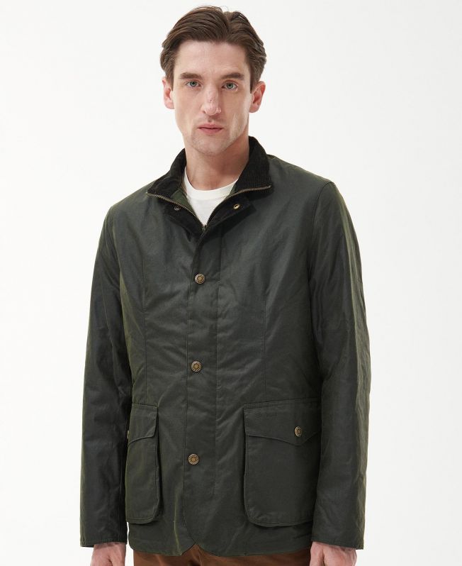 Shop the Barbour Compton Wax Jacket in Green today. | Barbour