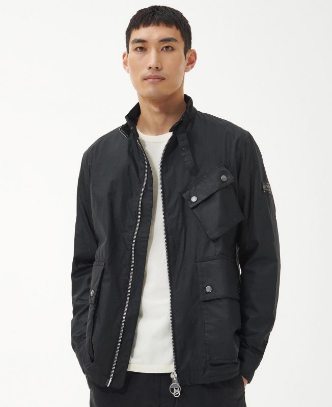 Shop the B.Intl Transport Wax Jacket in Black today. | Barbour