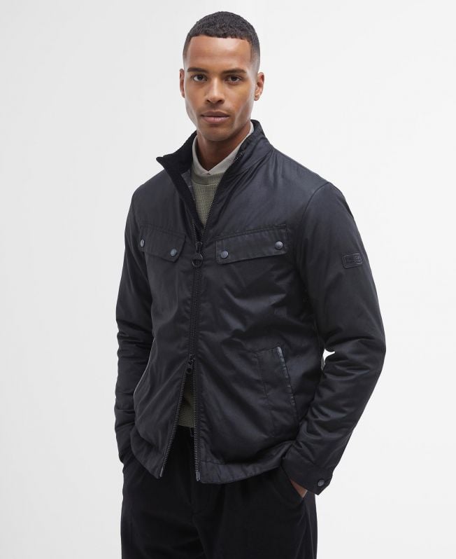 Shop the B.Intl Ashbeck Waxed Jacket in Black today. | Barbour