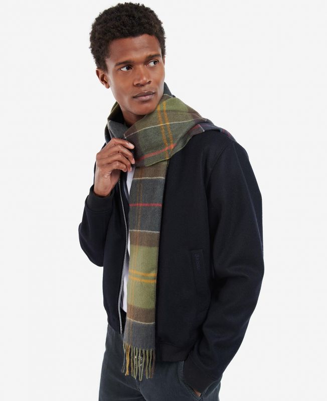 Barbour classic tartan scarf sales