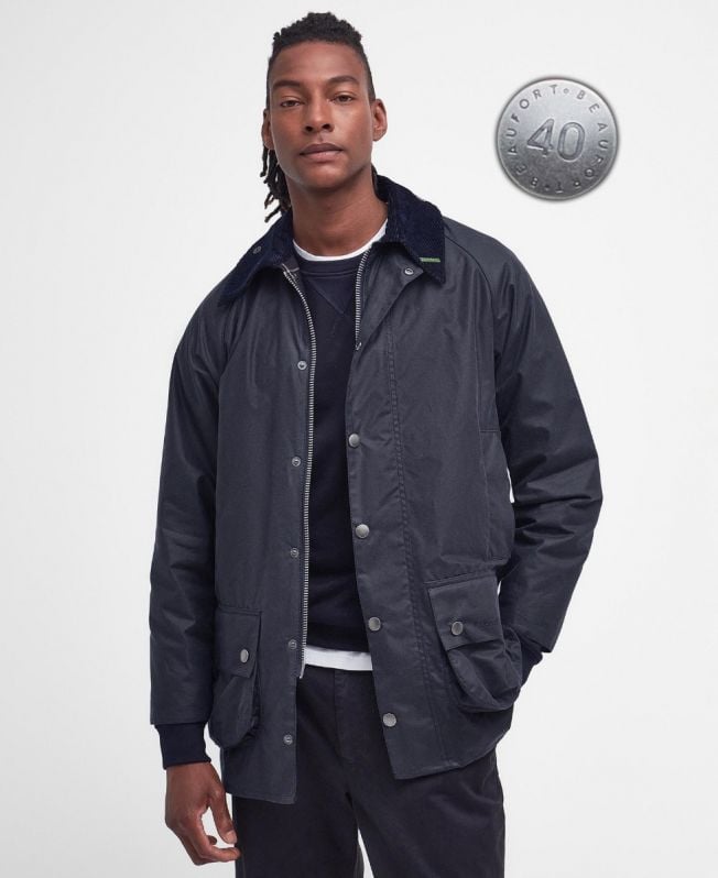 Barbour bedale outlet navy blue