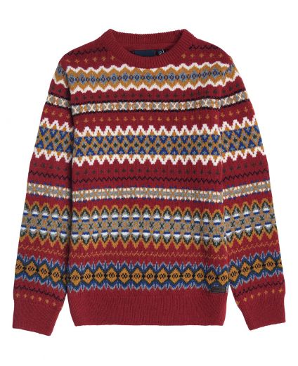 Barbour Boys Pullover Case Fairisle