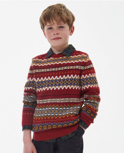 Barbour Boys Pullover Case Fairisle