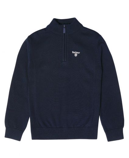 Barbour Boys' Harris Half-Zip Knitted Jumper