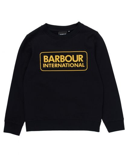 B.Intl Boys Large Logo Crew Jumper