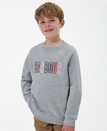 Barbour Boys' Aiden Crew Neck Sweatshirt