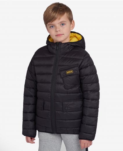 B.Intl Boys Ouston Hooded Quilted Jacket