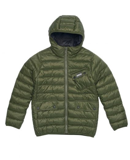 B.Intl Boys Ouston Hooded Quilted Jacket