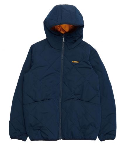 Barbour Boys Hooded Liddesdale Quilted Jacket