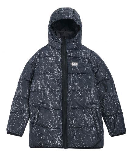 B.Intl Boys' Printed Bobber Quilted Jacket