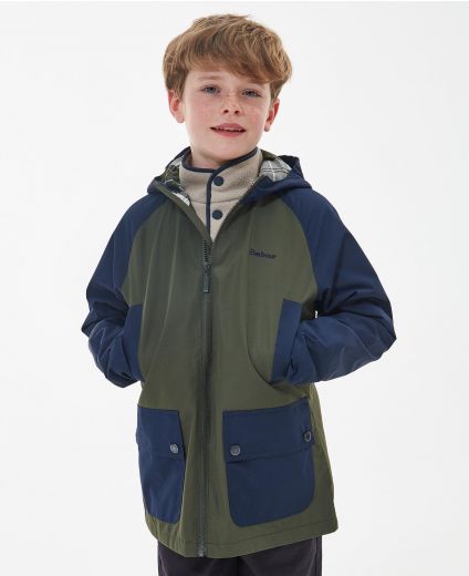 Barbour Boys Jacke Patch Domus Showerproof