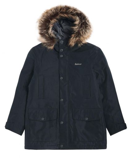 Barbour Boys Jacke Ripley Showerproof Parka