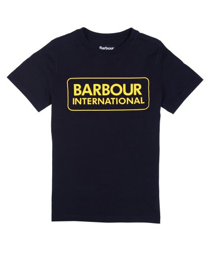 Barbour International Boys Essential Langarmshirt Large Logo