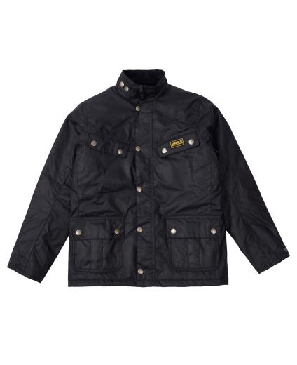 B.Intl Boys Duke Waxed Jacket
