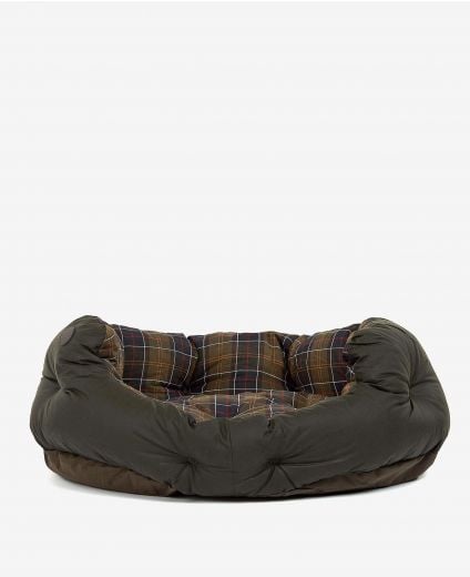 Barbour Wax/Cotton Dog Bed 35in