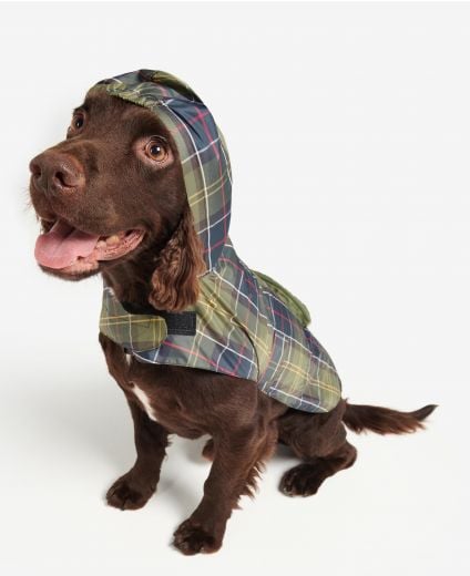 Packable Tartan Dog Coat