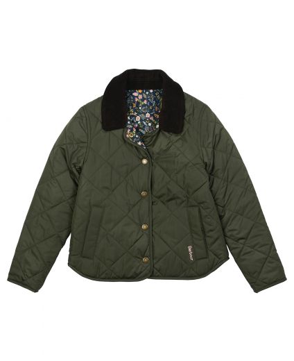 Barbour Girls Foxley Reversible Quilted Jacket