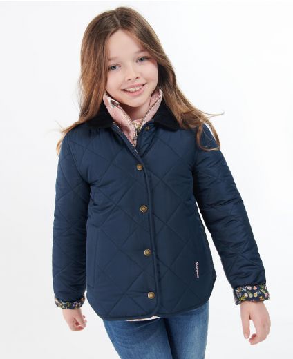 Barbour Girls Foxley Reversible Quilted Jacket