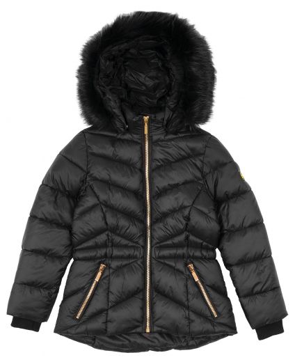 B.Intl Girls' Island Quilted Jacket
