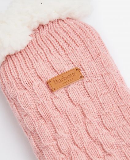 Barbour Cable Knit Lounge Socks