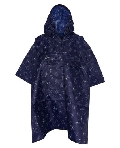 Dog-Print Showerproof Poncho