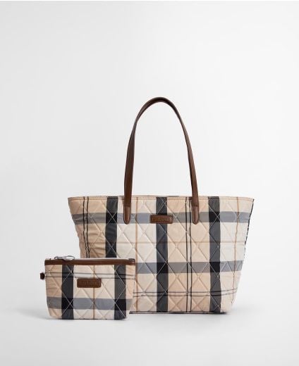 Wetherham Quilted Tartan Tote Bag