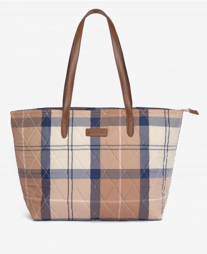 Wetherham Quilted Tartan Tote Bag