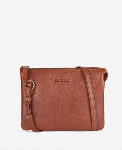 Borsa a tracolla in pelle Barbour Lochy