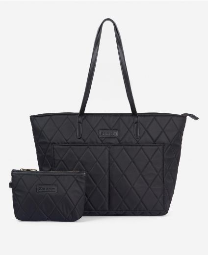 Barbour Quilted Tote Bag