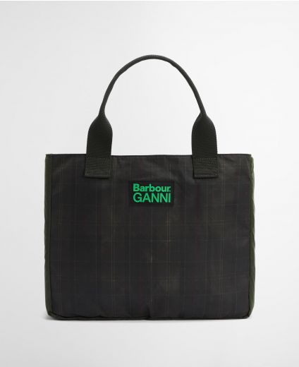 Barbour x GANNI Umhängetasche Waxed