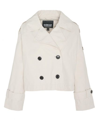 Barbour white coat hot sale