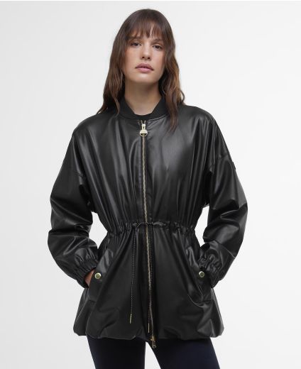 Riley Faux-Leather Casual Jacket