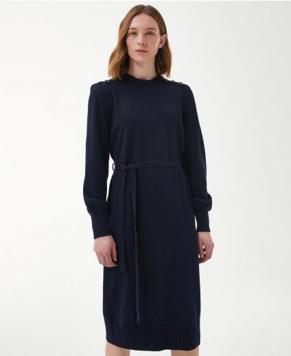 Barbour Perch Knitted Midi Dress